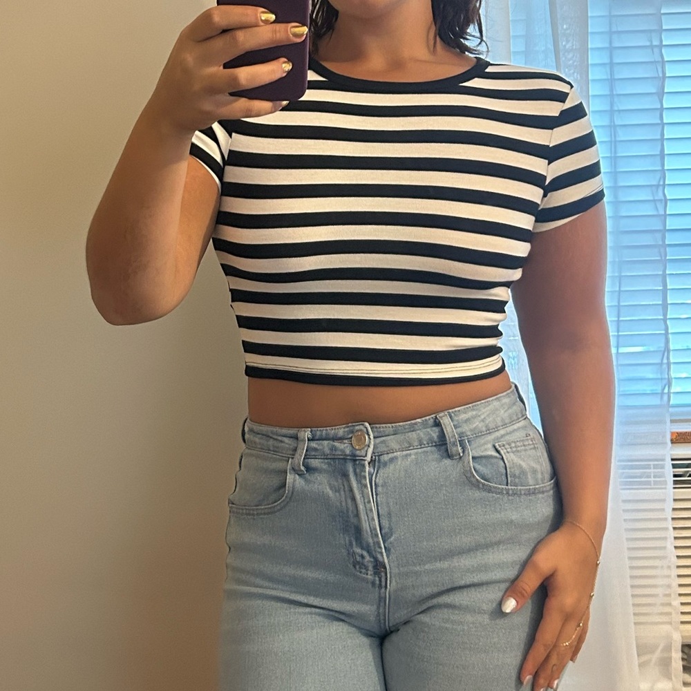 Zara stripped baby tank